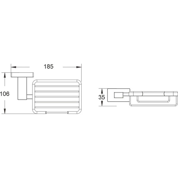 Мыльница Belz B90302-1, чёрный матовый - 22 Мыльница Belz B90302-1, чёрный матовый фото 22