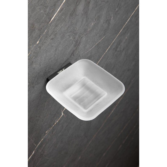 Мыльница Belz B90302, чёрный матовый - 6 Мыльница Belz B90302, чёрный матовый фото 6