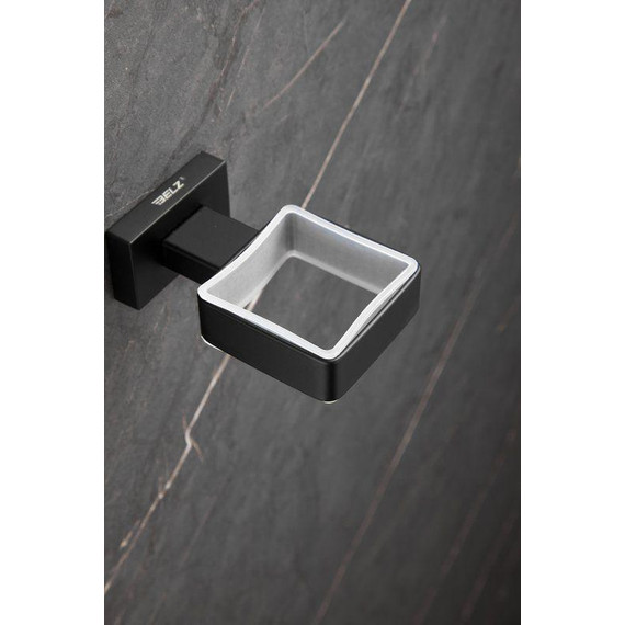 Мыльница Belz B90302, чёрный матовый - 7 Мыльница Belz B90302, чёрный матовый фото 7