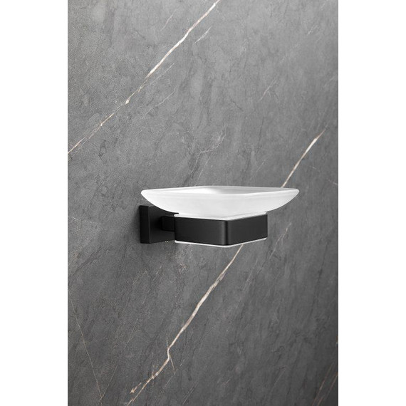 Мыльница Belz B90302, чёрный матовый - 8 Мыльница Belz B90302, чёрный матовый фото 8