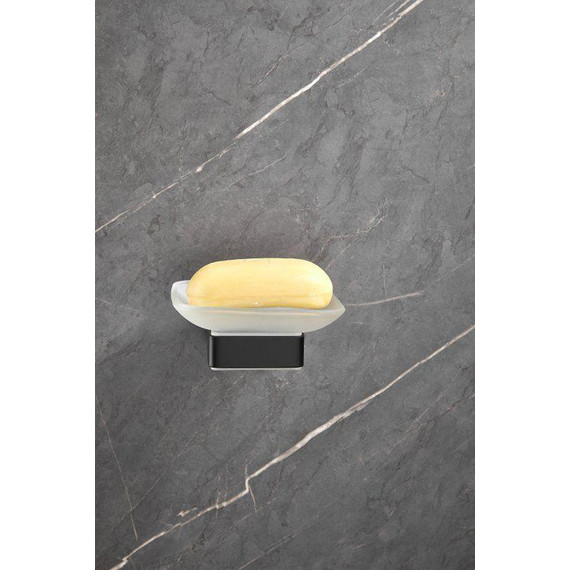 Мыльница Belz B90302, чёрный матовый - 3 Мыльница Belz B90302, чёрный матовый фото 3