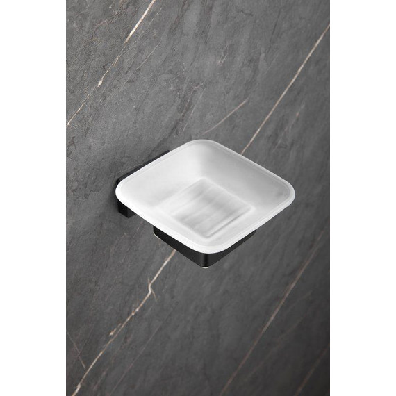 Мыльница Belz B90302, чёрный матовый - 2 Мыльница Belz B90302, чёрный матовый фото 2