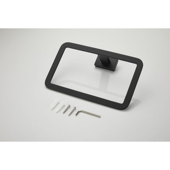 Кольцо для полотенец Belz B90304, чёрный матовый фото 17