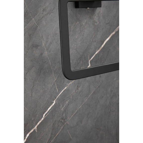 Кольцо для полотенец Belz B90304, чёрный матовый фото 8