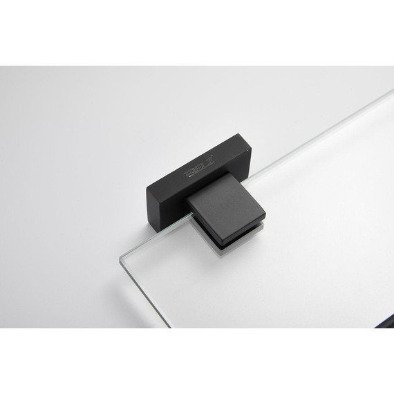 Cтеклянная полка Belz B90307, чёрный матовый - 16 Cтеклянная полка Belz B90307, чёрный матовый фото 16
