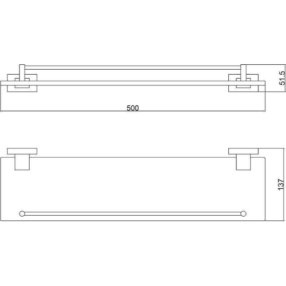 Cтеклянная полка Belz B90307, чёрный матовый - 21 Cтеклянная полка Belz B90307, чёрный матовый фото 21