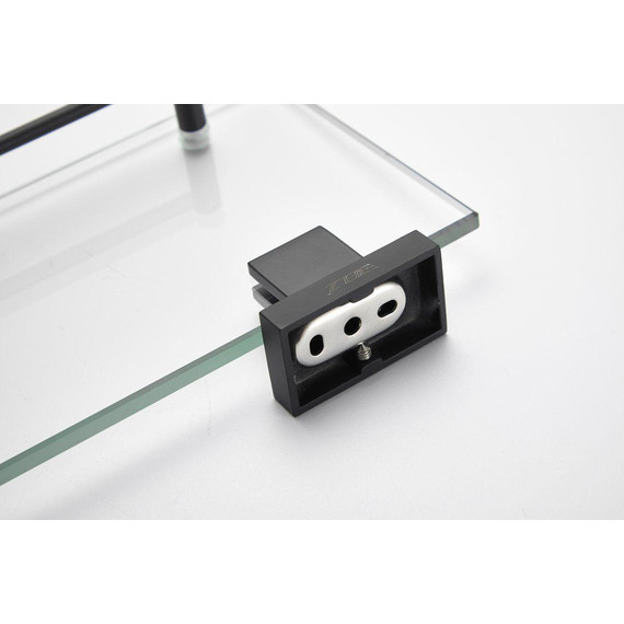 Cтеклянная полка Belz B90307, чёрный матовый - 12 Cтеклянная полка Belz B90307, чёрный матовый фото 12