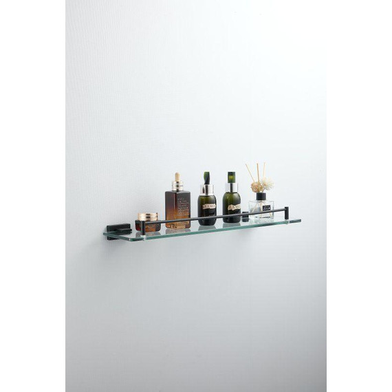 Cтеклянная полка Belz B90307, чёрный матовый - 13 Cтеклянная полка Belz B90307, чёрный матовый фото 13