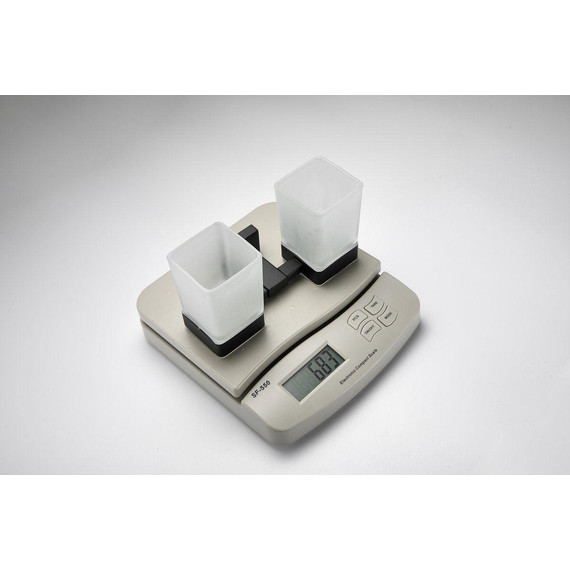 Двойной стакан для зубных щеток Belz B90308, чёрный матовый - 12 Двойной стакан для зубных щеток Belz B90308, чёрный матовый фото 12