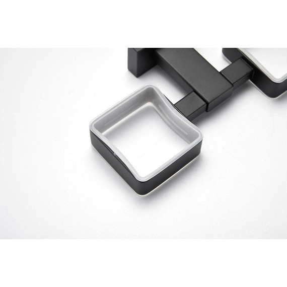 Двойной стакан для зубных щеток Belz B90308, чёрный матовый - 13 Двойной стакан для зубных щеток Belz B90308, чёрный матовый фото 13