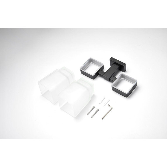 Двойной стакан для зубных щеток Belz B90308, чёрный матовый - 7 Двойной стакан для зубных щеток Belz B90308, чёрный матовый фото 7