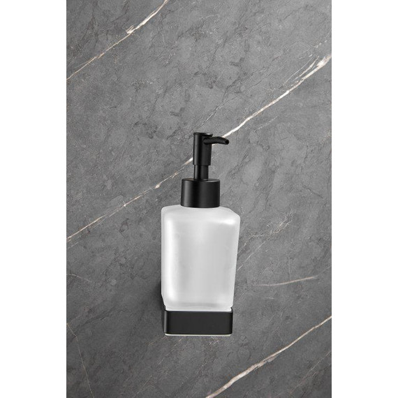 Дозатор для жидкого мыла Belz B90327, чёрный матовый фото 7