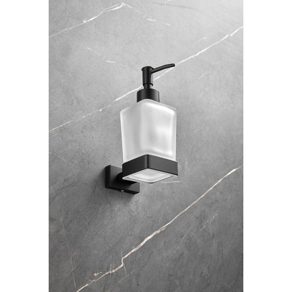 Дозатор для жидкого мыла Belz B90327, чёрный матовый фото 6