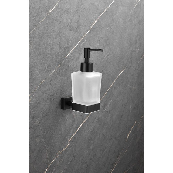 Дозатор для жидкого мыла Belz B90327, чёрный матовый фото 5