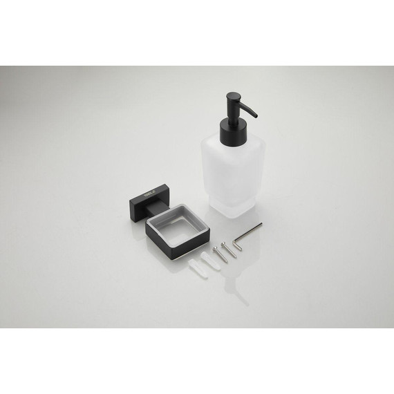 Дозатор для жидкого мыла Belz B90327, чёрный матовый фото 10