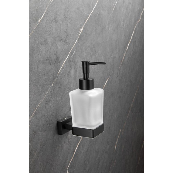 Дозатор для жидкого мыла Belz B90327, чёрный матовый фото 2