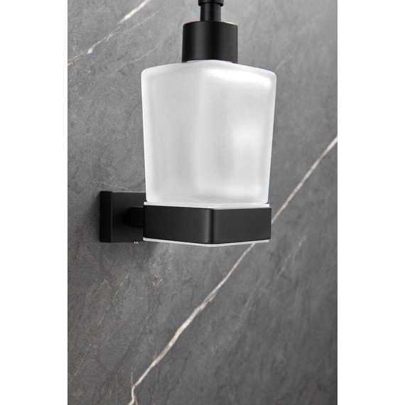 Дозатор для жидкого мыла Belz B90327, чёрный матовый фото 11