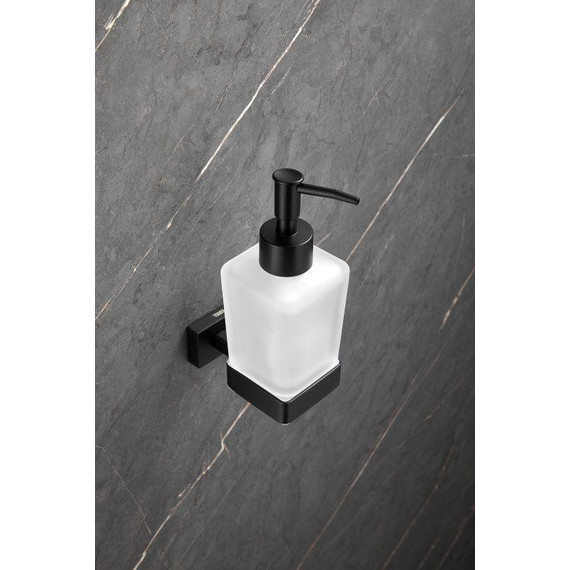 Дозатор для жидкого мыла Belz B90327, чёрный матовый фото 4