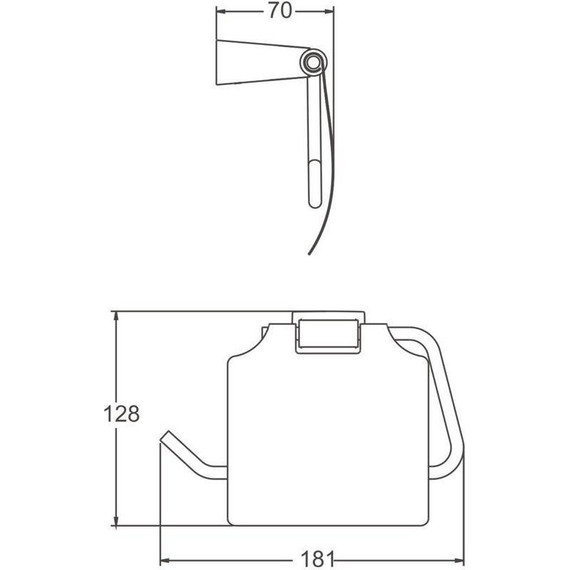 Держатель для туалетной бумаги Belz B91503, белый матовый фото 2
