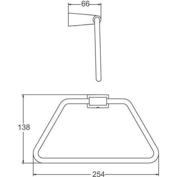 Кольцо для полотенец Belz B91504, белый матовый фото 2