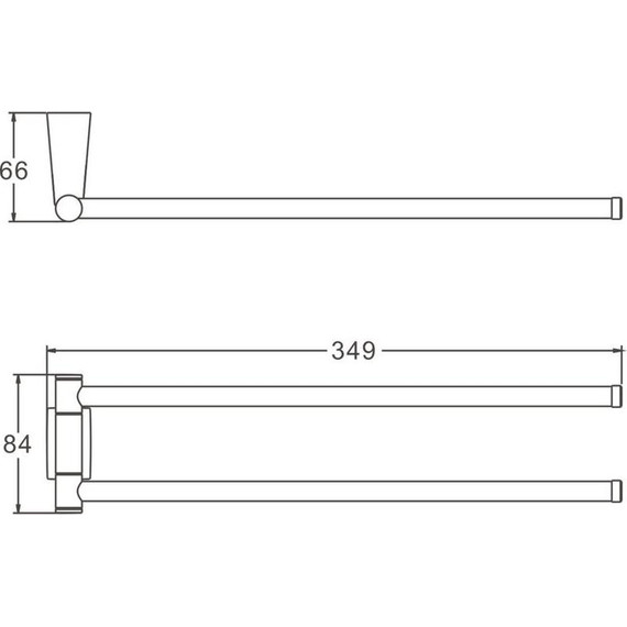 Держатель для полотенца Belz B91512, белый матовый фото 2