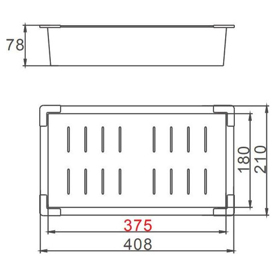 Коландер для кухонной мойки Gerhans K30338 фото 2