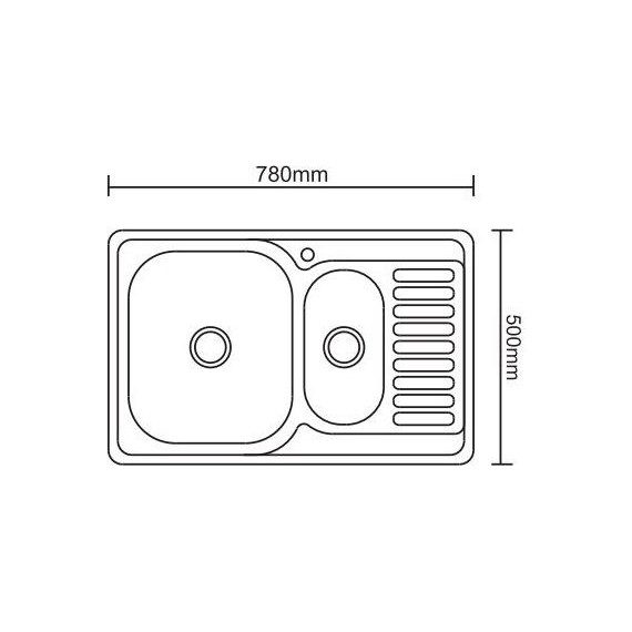 Кухонная мойка Ledeme 0,8 мм L97850B фото 2