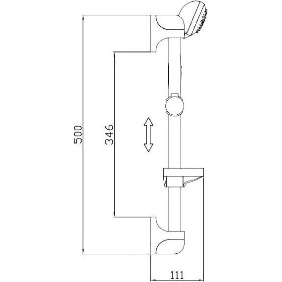 Душевой гарнитур Potato P9021 фото 2