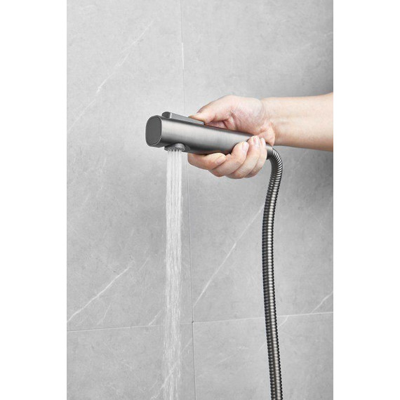 Набор для гигиенического душа Belz B55803-3, оружейная сталь - 25 Набор для гигиенического душа Belz B55803-3, оружейная сталь фото 25