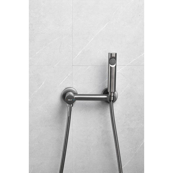 Набор для гигиенического душа Belz B55803-3, оружейная сталь - 5 Набор для гигиенического душа Belz B55803-3, оружейная сталь фото 5