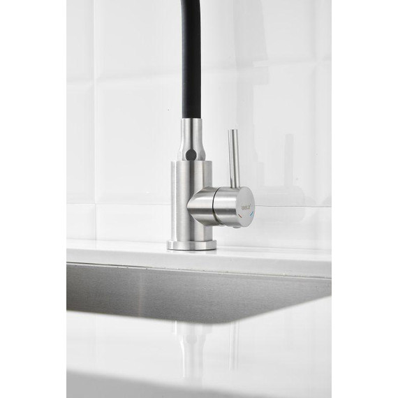 Смесители для кухни Belz B73809-1, сатин/чёрный фото 8