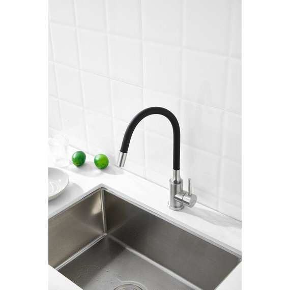 Смесители для кухни Belz B73809-1, сатин/чёрный фото 7