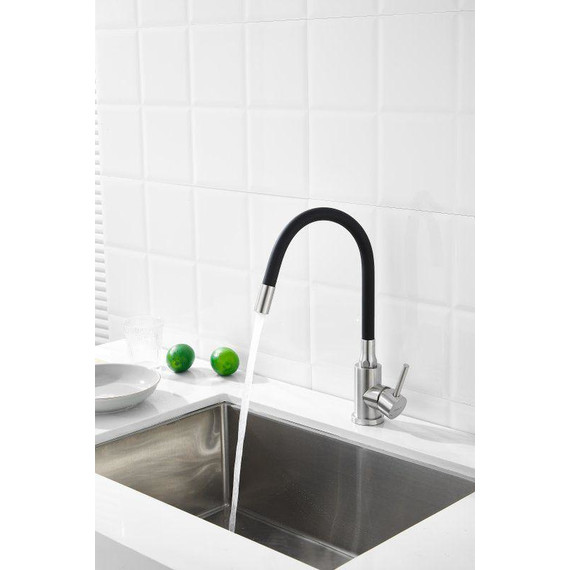 Смесители для кухни Belz B73809-1, сатин/чёрный фото 17