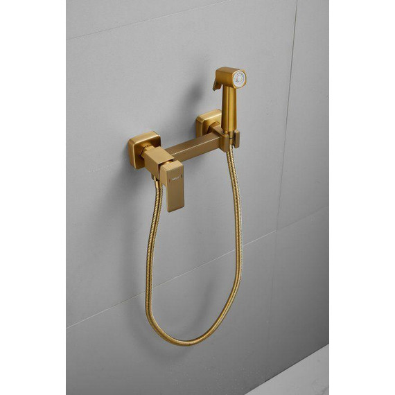 Набор для гигиенического душа Belz B55806-5, золото матовое - 17 Набор для гигиенического душа Belz B55806-5, золото матовое фото 17