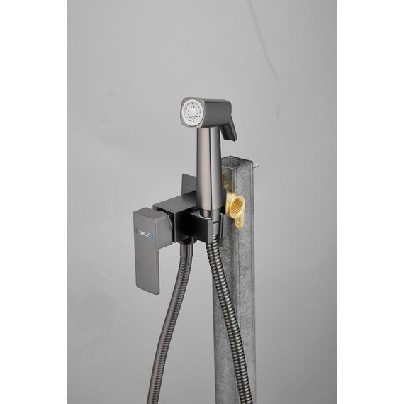 Набор для гигиенического душа Belz B55805-3 (со скрытой частью) оружейная сталь - 6 Набор для гигиенического душа Belz B55805-3 (со скрытой частью) оружейная сталь фото 6