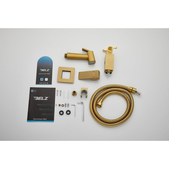 Набор для гигиенического душа Belz B55805-5 (со скрытой частью) золото матовое - 23 Набор для гигиенического душа Belz B55805-5 (со скрытой частью) золото матовое фото 23