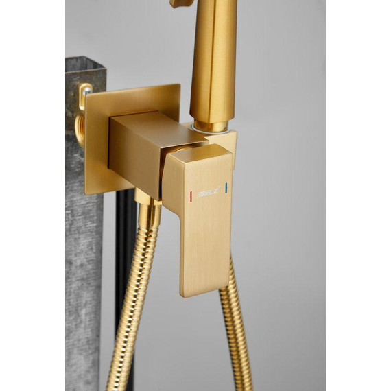 Набор для гигиенического душа Belz B55805-5 (со скрытой частью) золото матовое - 4 Набор для гигиенического душа Belz B55805-5 (со скрытой частью) золото матовое фото 4