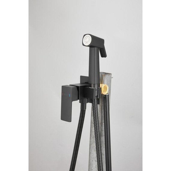 Набор для гигиенического душа Belz B55805-7 (со скрытой частью) чёрный матовый - 5 Набор для гигиенического душа Belz B55805-7 (со скрытой частью) чёрный матовый фото 5