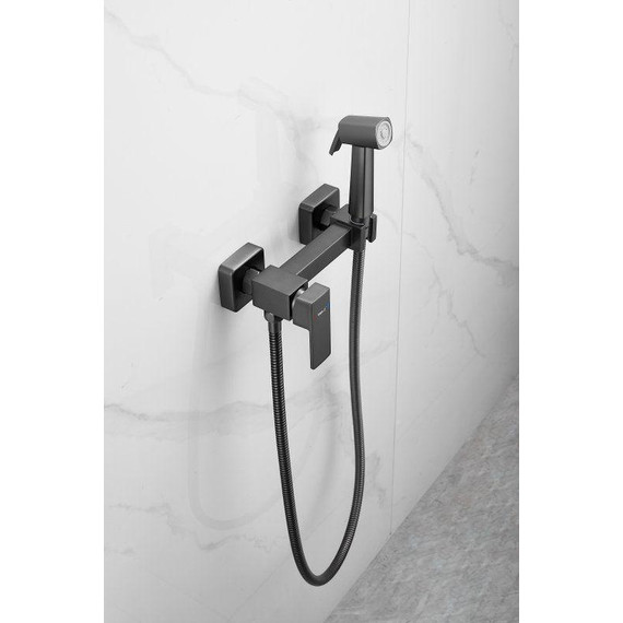 Набор для гигиенического душа Belz B55806-3, оружейная сталь - 3 Набор для гигиенического душа Belz B55806-3, оружейная сталь фото 3