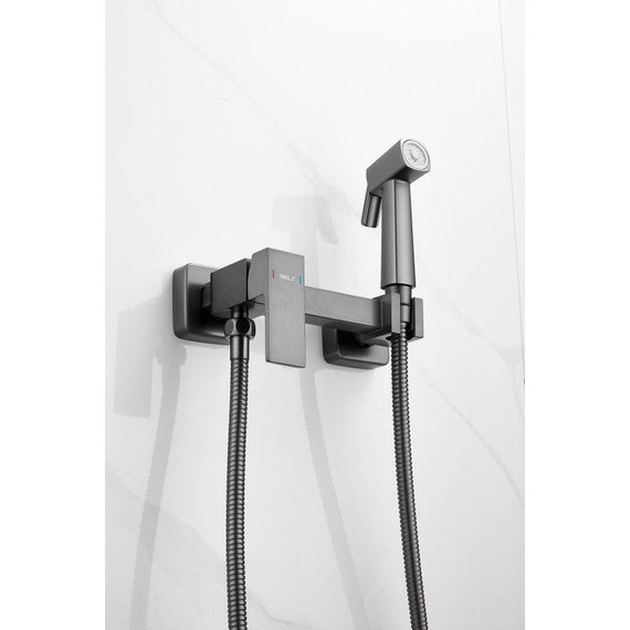 Набор для гигиенического душа Belz B55806-3, оружейная сталь - 20 Набор для гигиенического душа Belz B55806-3, оружейная сталь фото 20