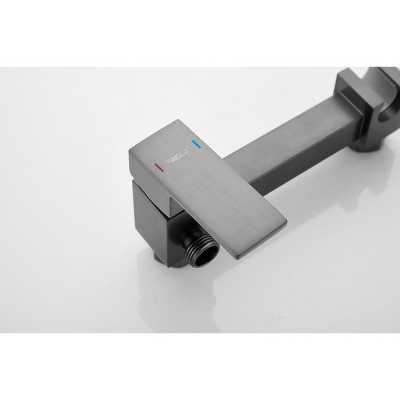 Набор для гигиенического душа Belz B55806-3, оружейная сталь - 23 Набор для гигиенического душа Belz B55806-3, оружейная сталь фото 23