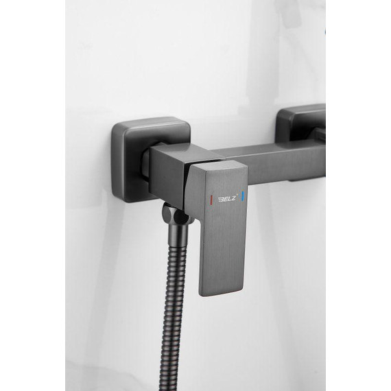 Набор для гигиенического душа Belz B55806-3, оружейная сталь - 11 Набор для гигиенического душа Belz B55806-3, оружейная сталь фото 11