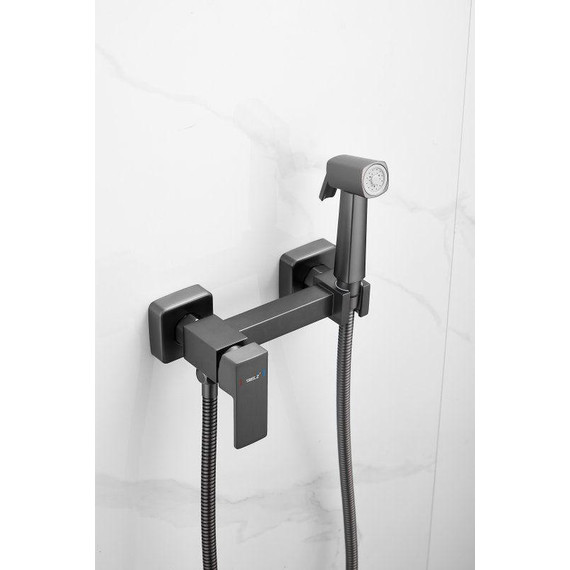 Набор для гигиенического душа Belz B55806-3, оружейная сталь - 7 Набор для гигиенического душа Belz B55806-3, оружейная сталь фото 7