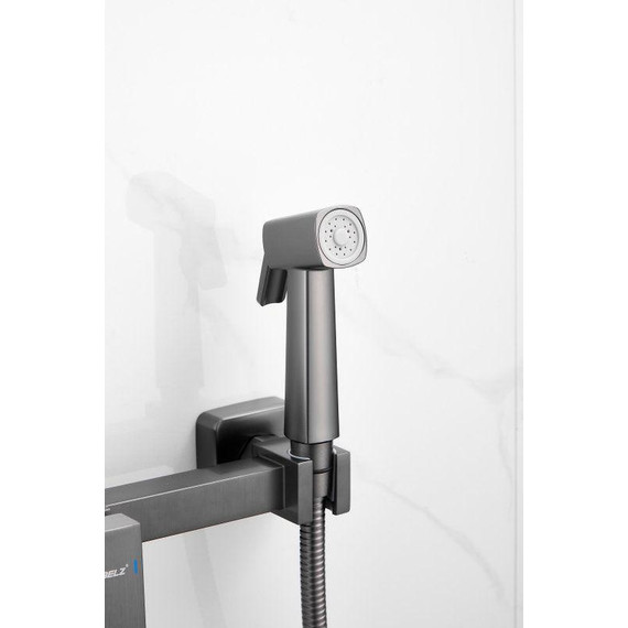 Набор для гигиенического душа Belz B55806-3, оружейная сталь - 17 Набор для гигиенического душа Belz B55806-3, оружейная сталь фото 17