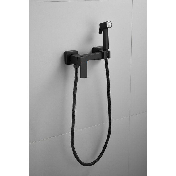 Набор для гигиенического душа Belz B55806-7, чёрный матовый - 6 Набор для гигиенического душа Belz B55806-7, чёрный матовый фото 6