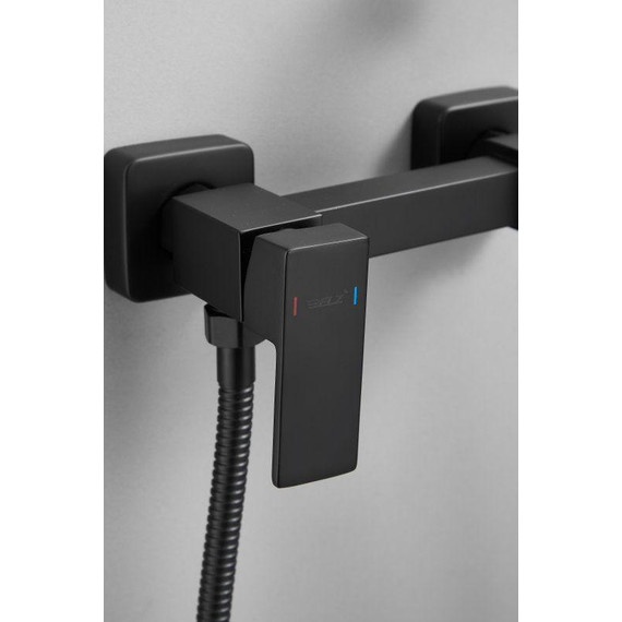 Набор для гигиенического душа Belz B55806-7, чёрный матовый - 14 Набор для гигиенического душа Belz B55806-7, чёрный матовый фото 14