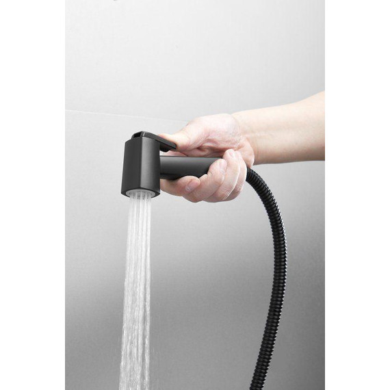 Набор для гигиенического душа Belz B55806-7, чёрный матовый - 11 Набор для гигиенического душа Belz B55806-7, чёрный матовый фото 11