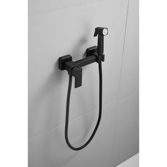 Набор для гигиенического душа Belz B55806-7, чёрный матовый - 12 Набор для гигиенического душа Belz B55806-7, чёрный матовый фото 12