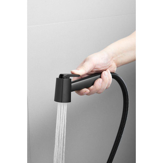 Набор для гигиенического душа Belz B55806-7, чёрный матовый - 10 Набор для гигиенического душа Belz B55806-7, чёрный матовый фото 10