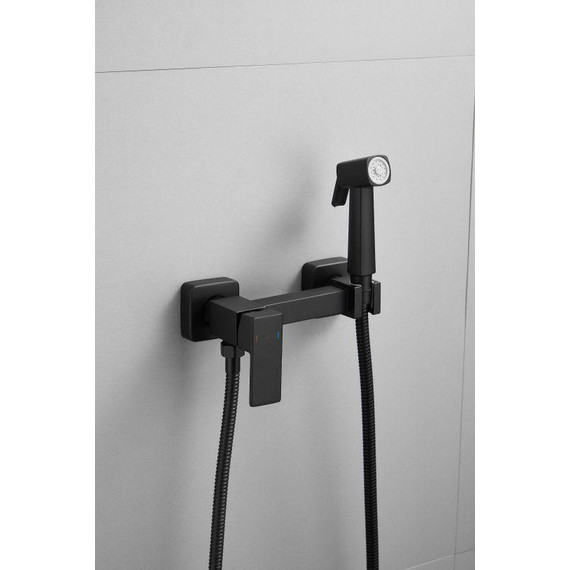 Набор для гигиенического душа Belz B55806-7, чёрный матовый - 9 Набор для гигиенического душа Belz B55806-7, чёрный матовый фото 9